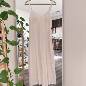 Vintage Sears White Slip Dress